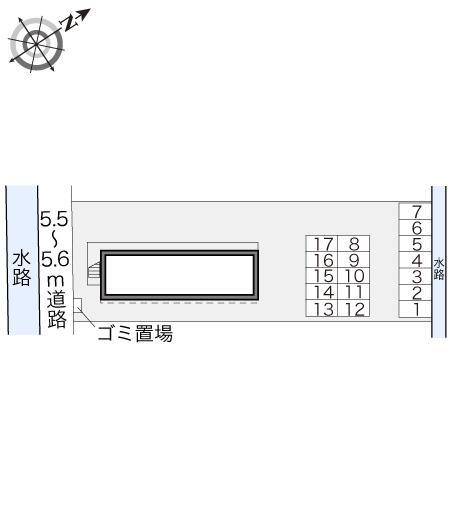 Ｍ．Ｒ．Ｔ(16820)の駐車配置図