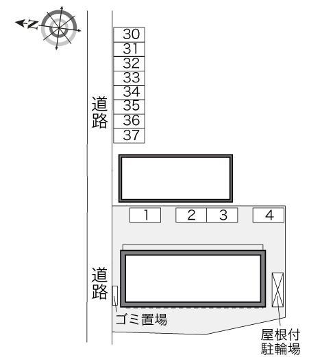 雷電(29072)の駐車配置図