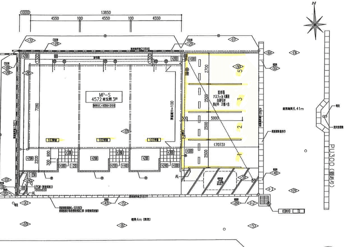 ＳＯＮＡＳの駐車配置図