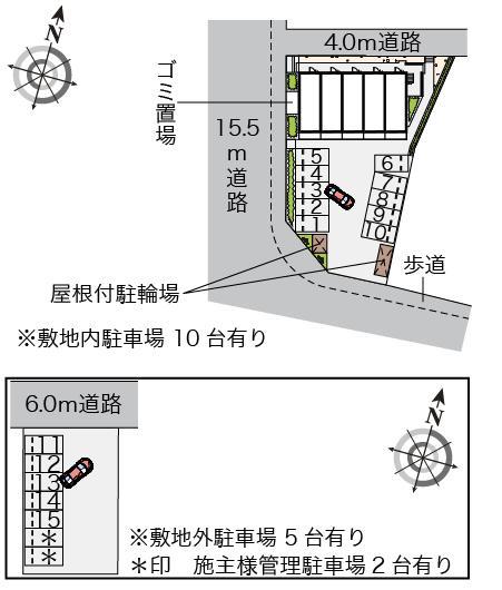ミランダマリアライト(56698)の駐車配置図