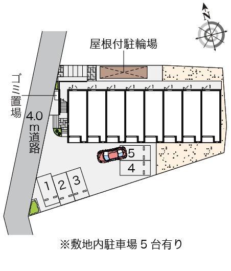 スマイルシダー(54766)の駐車配置図