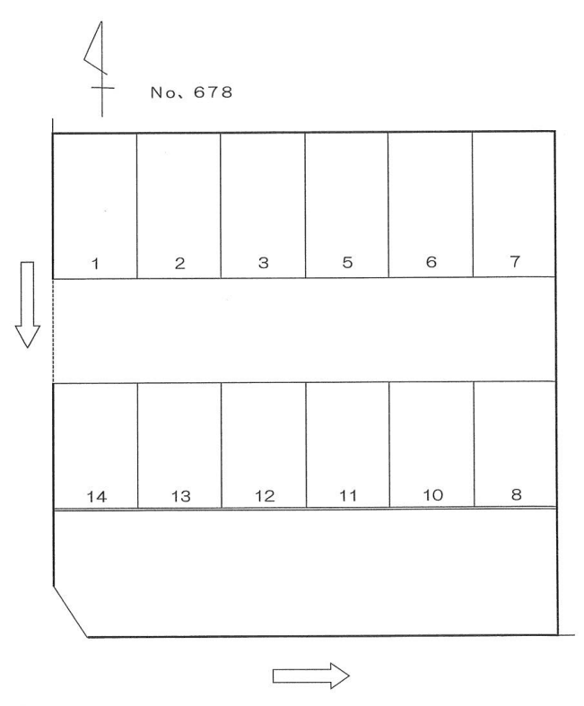 ６７８の駐車配置図