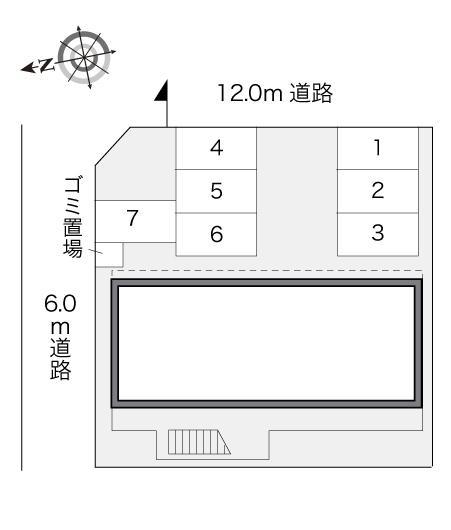 不二ガ丘(17816)の駐車配置図