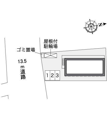 アクシス松江(36048)の駐車配置図