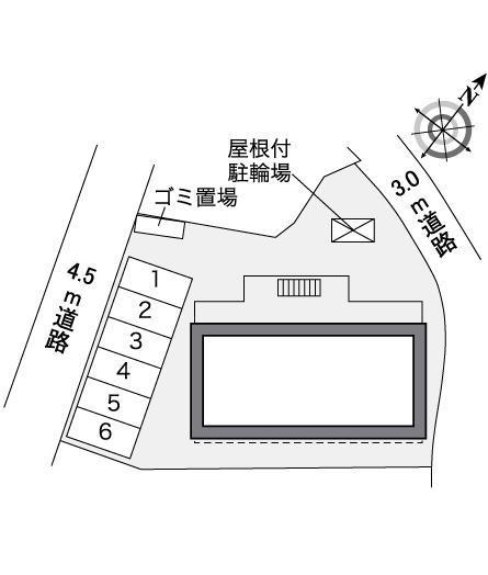 ＷＩＳＨＣＯＵＲＴ(35308)の駐車配置図