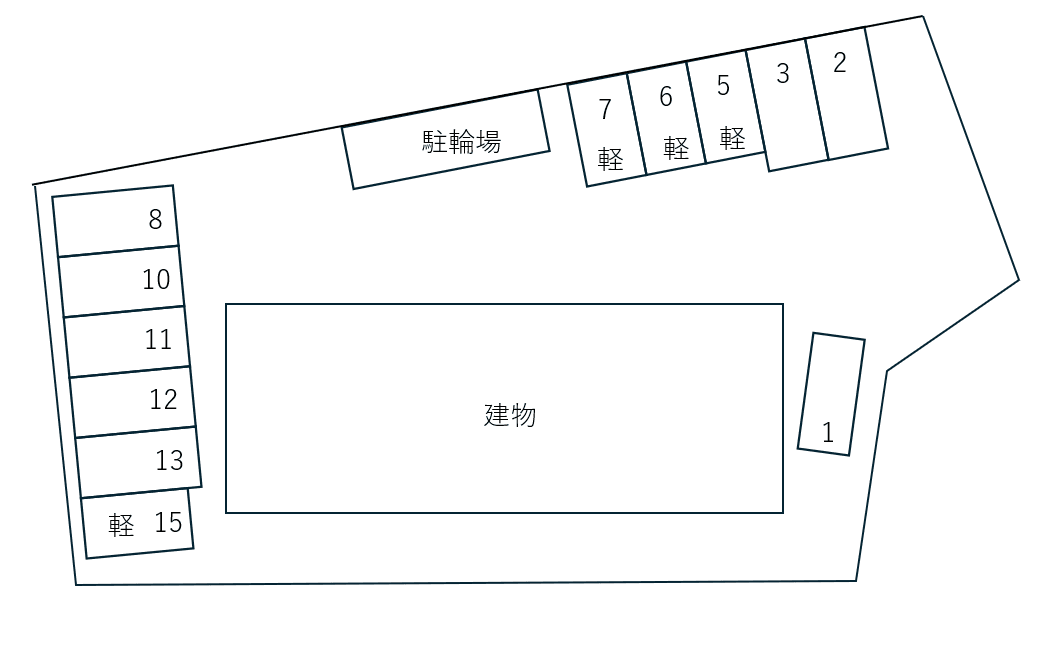 ＦＯＬＩＡＲ別駐車場の駐車配置図