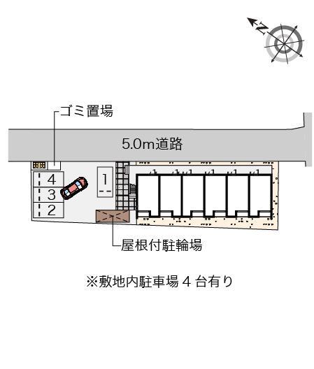 クレイノ沖(56109)の駐車配置図