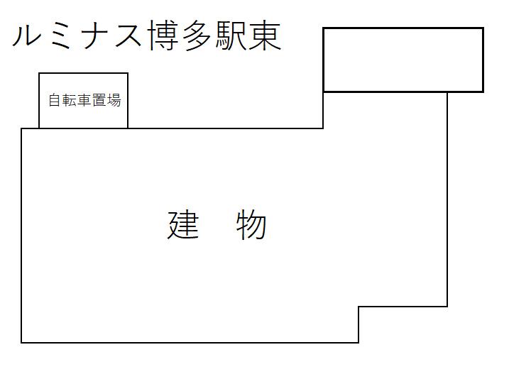 ルミナス博多駅東の駐車配置図