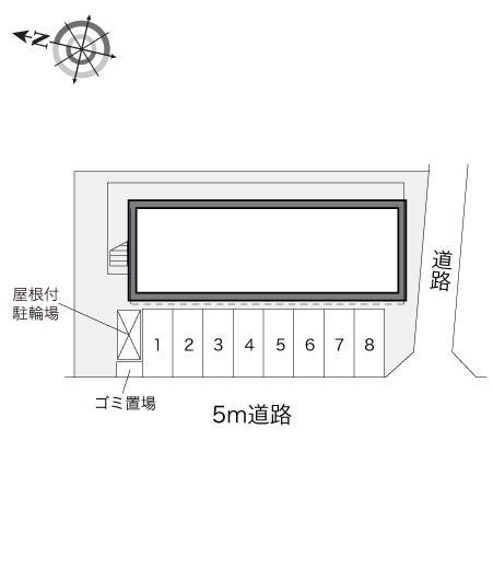 エクセル原宿(15006)の駐車配置図