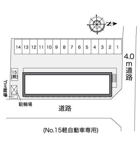 ＮＡＧＡＳＯ(26615)の駐車配置図