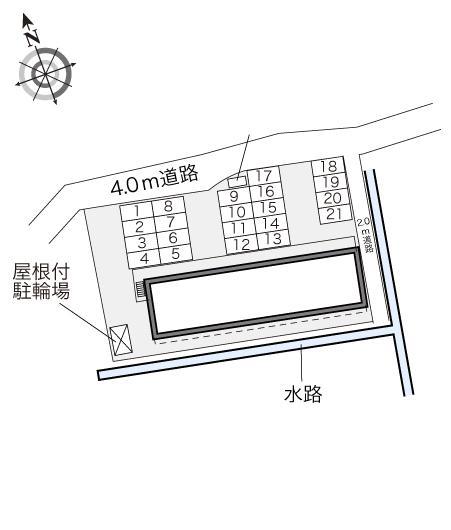 南の風　Ⅱ(24359)の駐車配置図