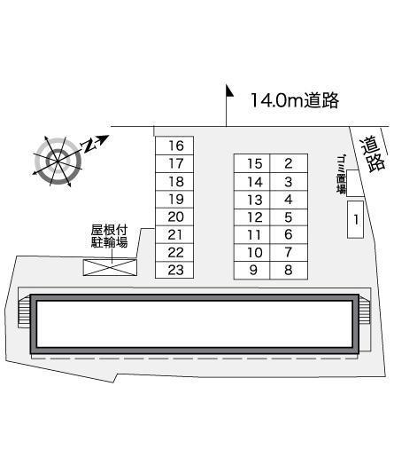 ハタノ(26404)の駐車配置図