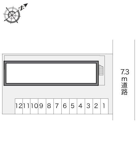 ａｙｅ．Ⅱ(16400)の駐車配置図