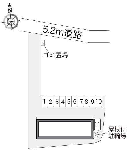 勝山(22364)の駐車配置図