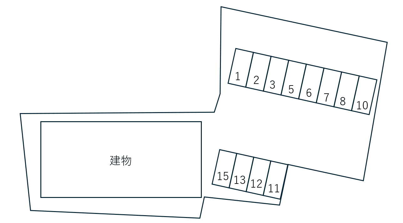 プリオールの駐車配置図