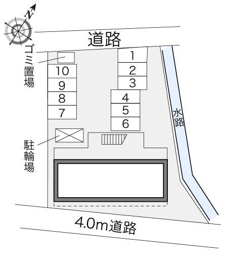 カメリア(23680)の駐車配置図