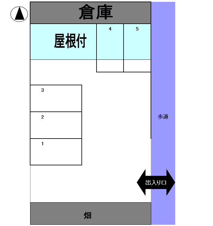 高塚町　KT20　駐車場の駐車配置図