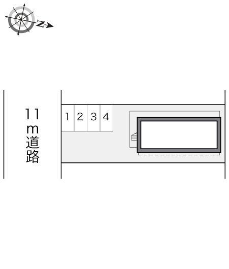 ＴＡＫＡＨＡＳＨＩ　Ｈｏｍｅｓ(14895)の駐車配置図