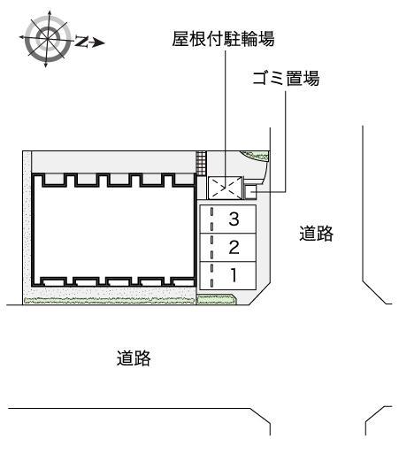 和(53465)の駐車配置図