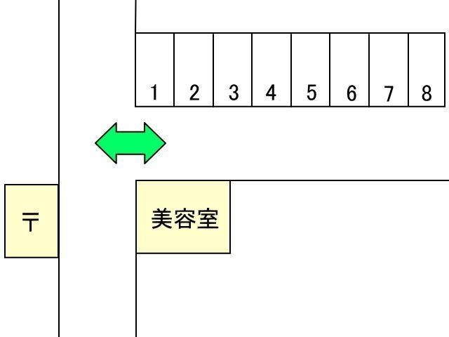 霜村駐車場　１の駐車配置図
