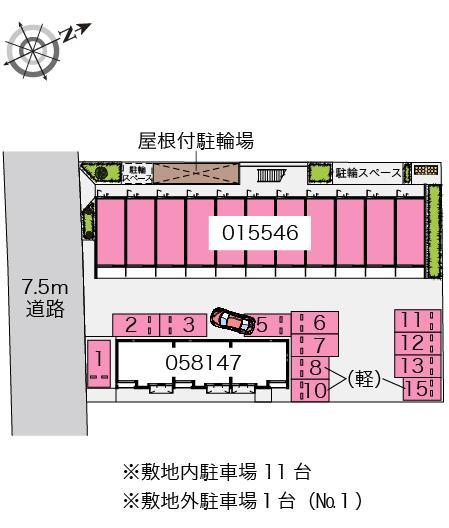 リベルテ(15546)の駐車配置図