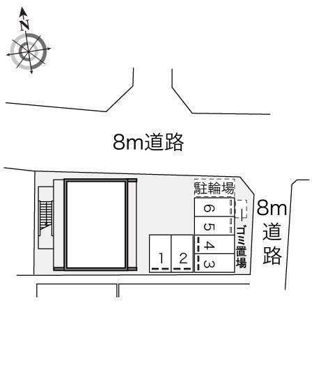 Ｋ(17569)の駐車配置図