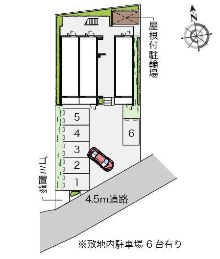 クレイノＴＡＩＳＥＩ(56685)の駐車配置図