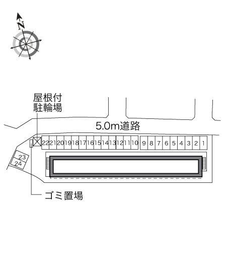 セブンヒルズⅣ(33779)の駐車配置図