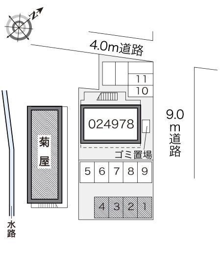 菊屋(12220)の駐車配置図
