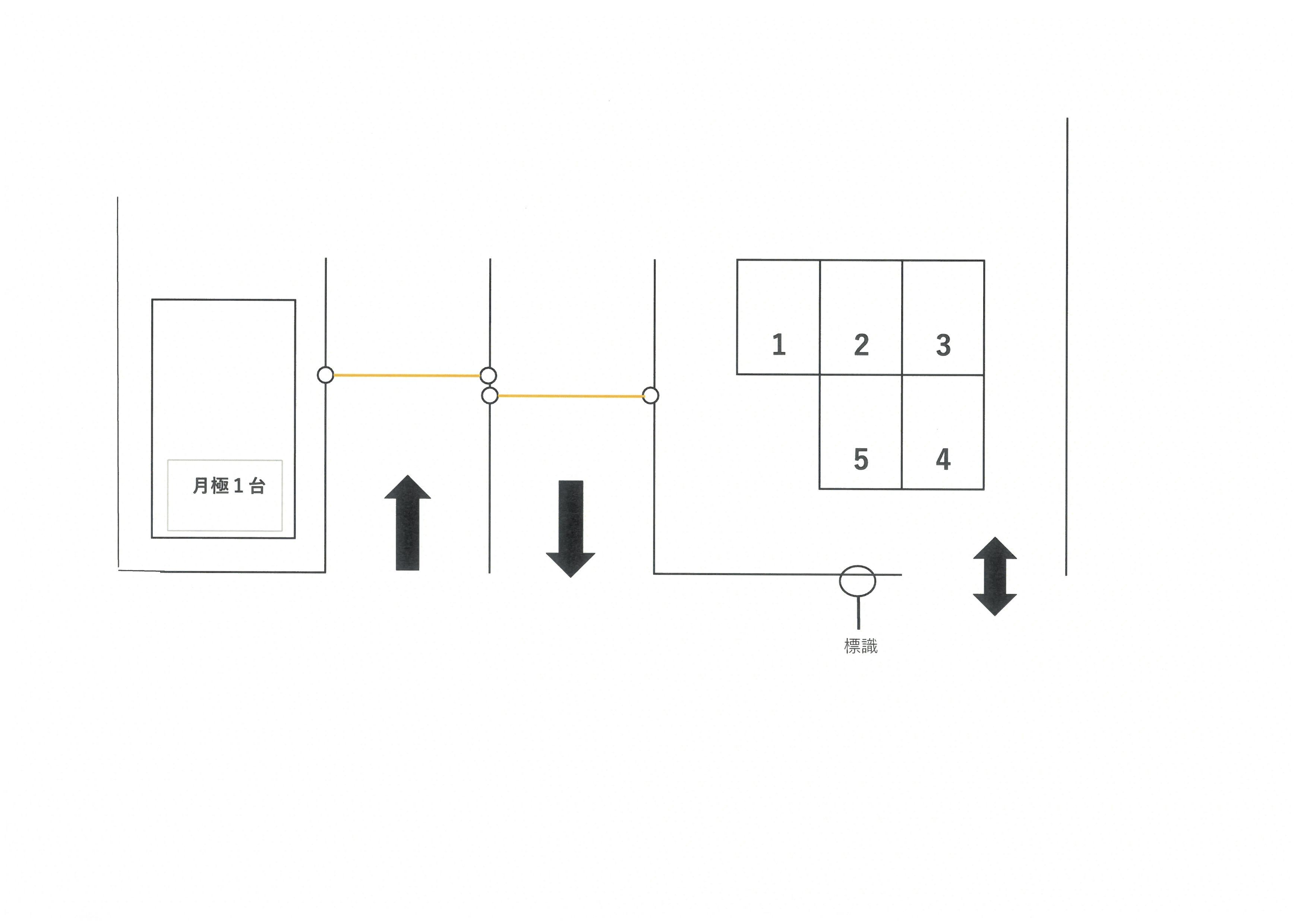 PARKMAX八日町の駐車配置図