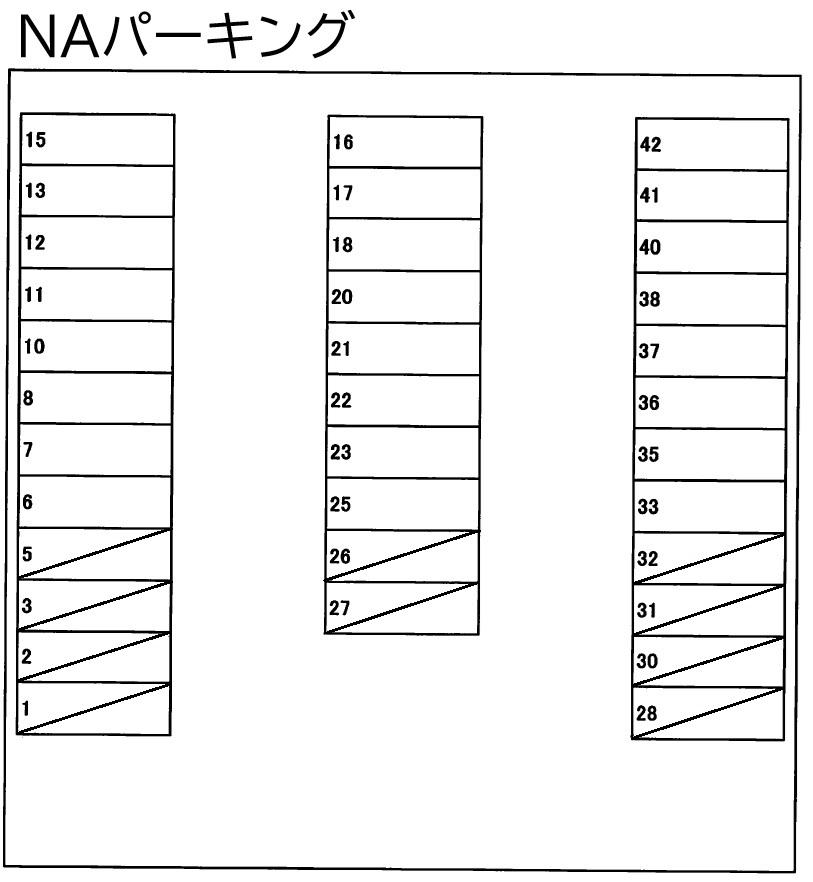 NAパーキングの駐車配置図