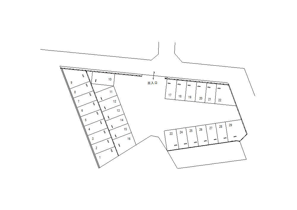 徳倉１丁目パーキングの駐車配置図