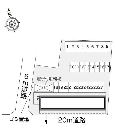 マタドール(14087)の駐車配置図