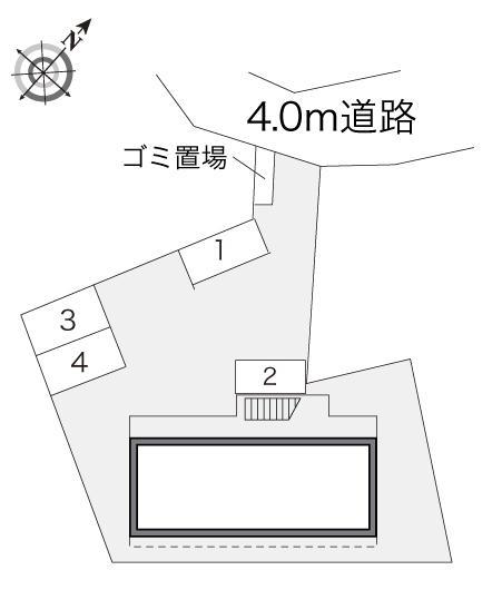 クレスト(15903)の駐車配置図