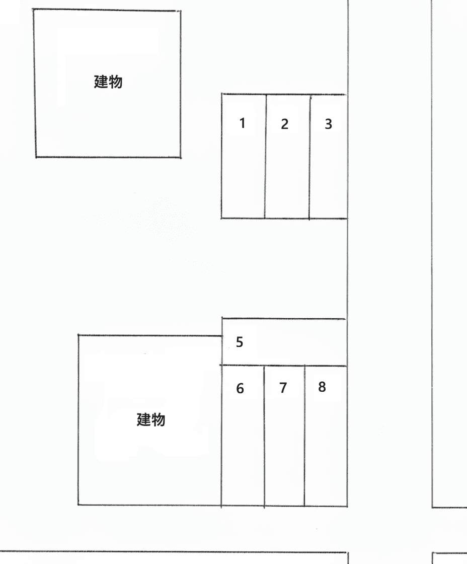 アーバンハウス駐車場の駐車配置図