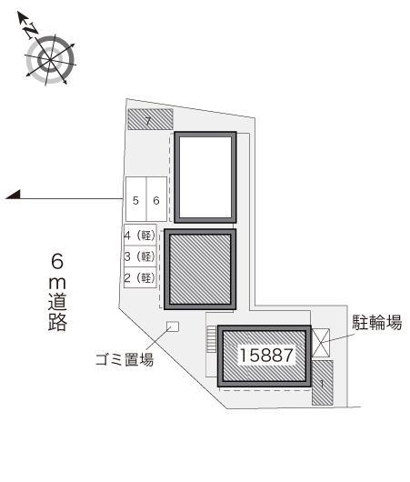 サンライト(15887)の駐車配置図
