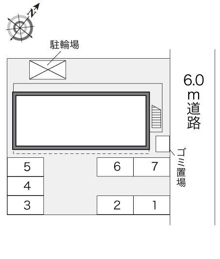 パークサイド(23639)の駐車配置図