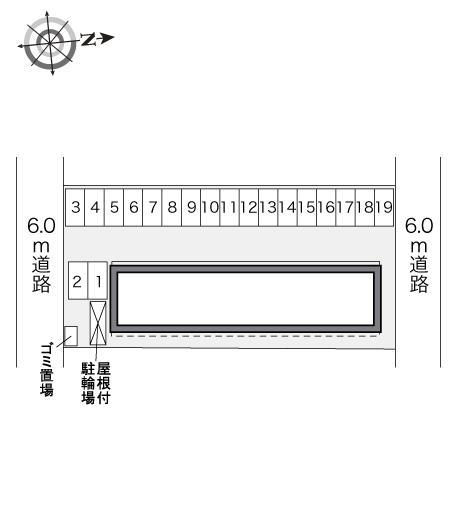 守道館第弐(31497)の駐車配置図