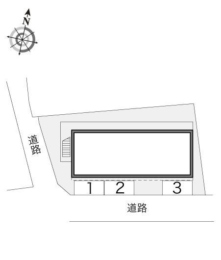 赤坂(21476)の駐車配置図