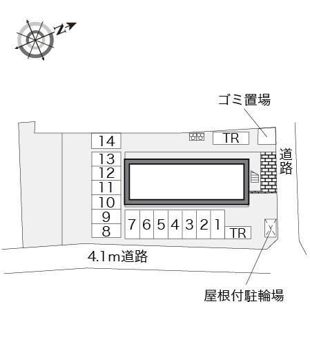 ひまわり(16180)の駐車配置図