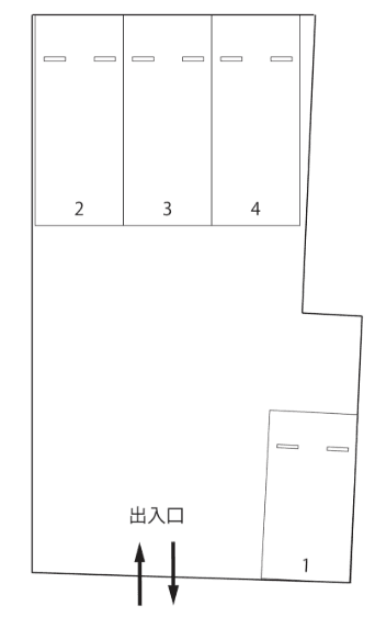 ザ・パーク山形木の実町の駐車配置図