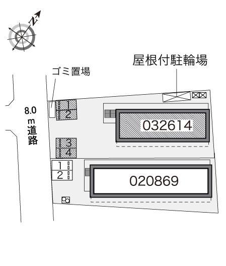 プランタンⅡ(32614)の駐車配置図