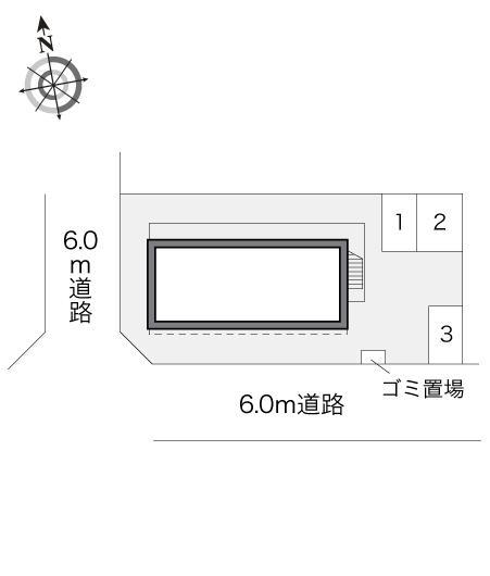 ヴァーグ(17101)の駐車配置図