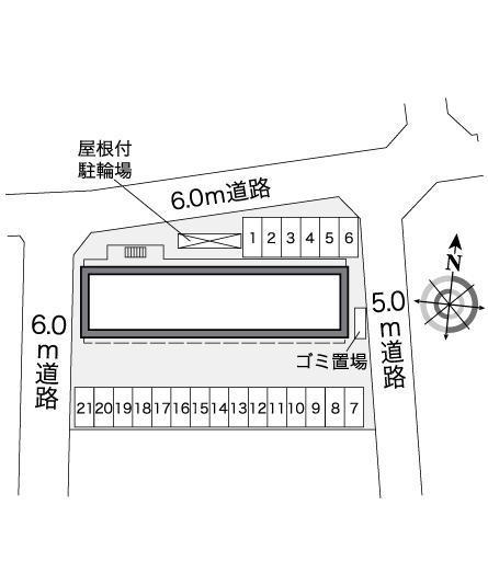 田村(25280)の駐車配置図