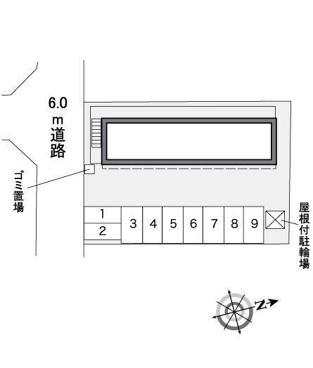 エスト　アベニュー(30191)の駐車配置図
