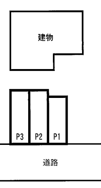 Ａパーキングの駐車配置図