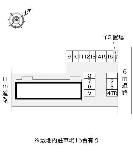 プレステージ(9670)の駐車配置図