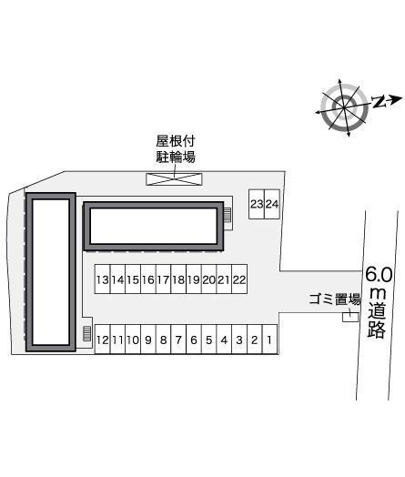 大田野(25985)の駐車配置図