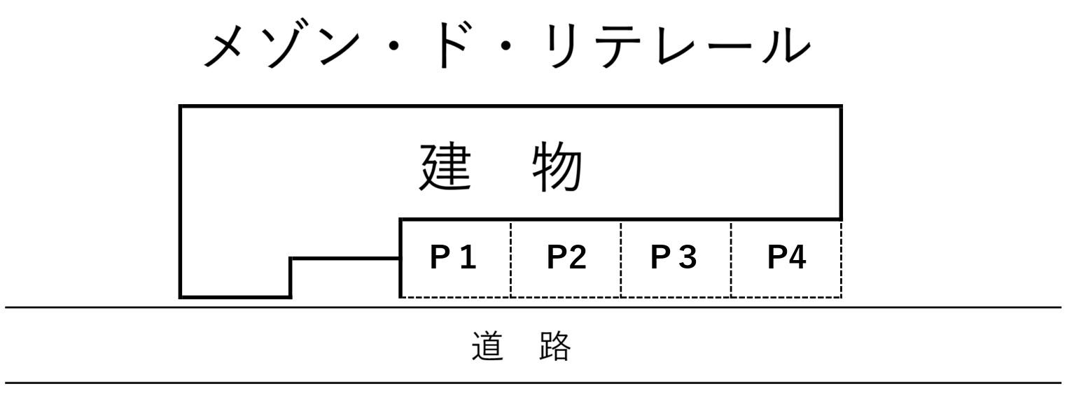 メゾン・ド・リテレールの駐車配置図
