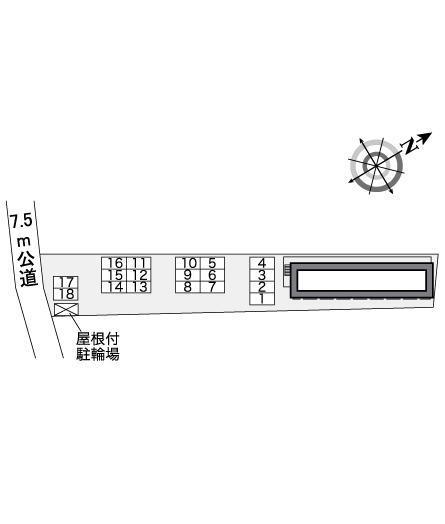 東名沼津(27151)の駐車配置図